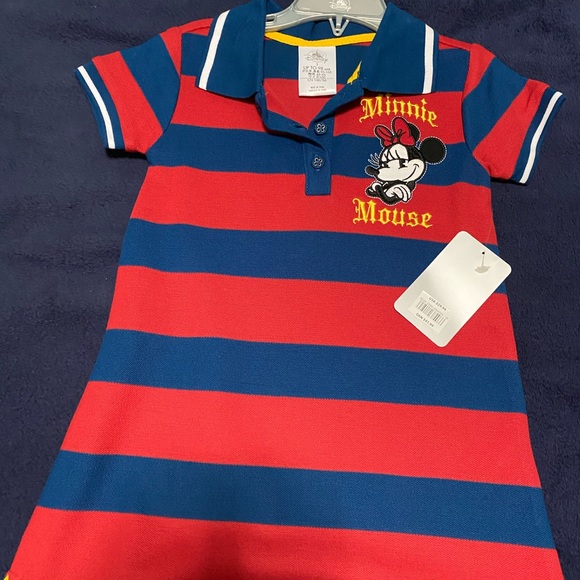 Minnie Mouse Striped Polo Shirt Dress for Girls - Picture 3 of 4